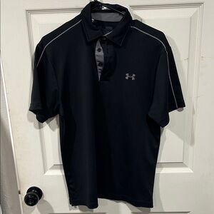 Under Armour Men's Polo Shirt in Black and Gray